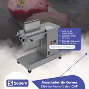 Amaciador Batedor de Carnes Bife Elétrico Bivolt 127/220V Monofásico CAF