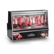 Balcão Vitrine Freezer Frigorífico de Carnes Açougue 2 Metros GATS 200 Gelopar Turino com Gancheira