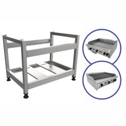 Cavalete de Apoio para Chapas e Char Broiler Venâncio Linha Prime 90cm Pce090