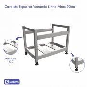 Cavalete de Apoio para Chapas e Char Broiler Venâncio Linha Prime 90cm Pce090