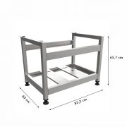 Cavalete de Apoio para Chapas e Char Broiler Venâncio Linha Prime 90cm Pce090