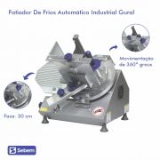 Cortador Fatiador De Frios Queijo Presunto Automático Industrial Padaria Gural AXT 30i