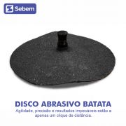 Disco Lixa Abrasivo Reposição Descascador Maquina de Descascar Batata DB06 Skymsen