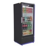 Expositor Vertical Geladeira Expositora Visacooler para Bebidas 410 Litros Frilux Preto