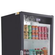 Expositor Vertical Geladeira Expositora Visacooler para Bebidas 410 Litros Frilux Preto