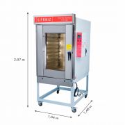 Forno de Padaria Turbo Com Vapor Grande 10 Esteiras FTG 300  Gpaniz 