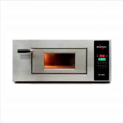 Forno de Pizza Pizzaiolo Elétrico Profissional Pedra Refratária 40cm 450°C Digital Skymsen FLP400D 