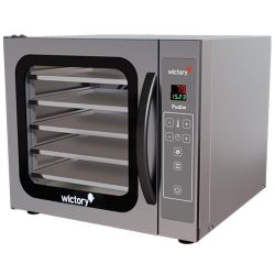 Forno Especial para Pudim e Sobremesas de Esteira Elétrico de Profissional Vapor 5 Esteiras Wictory