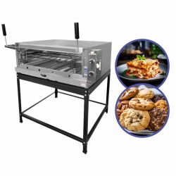 Forno Profissional Refratário Elétrico Para Pizza Pães Bolos Bolachas 80x60 Copametal