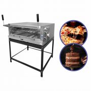 Forno Refratário Lastro Para Pizza Pães Carnes Elétrico 220V 95x95 Copametal