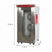 Forno Turbo Elétrico para Padaria Industrial Gpaniz FTE 480 16 Esteiras