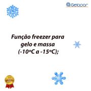 Freezer para Congelados Grande Vertical -18° a +7°C 4 Grades 575L Gelopar Frost Free GPC575 127v 220v