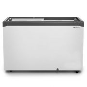 Freezer Para Sorvete Congelados 400 Com Vidro 410 Litros Profissional Frize Branco Gelopar GHD400