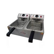 Fritadeira Fritador Duplo 2 Cestos 3500w Alta Potenica Elétrica Industrial Skymsen FED-20