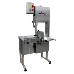 Maquina de Serra de Fita Carne Açougue Grande Profissional Industrial Total Inox 3CV Skymsen 3,15m