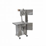 Maquina de Serra de Fita Carne Profissional Açougue Frigorifico Skymsen 2,82m SL282 Total Inox