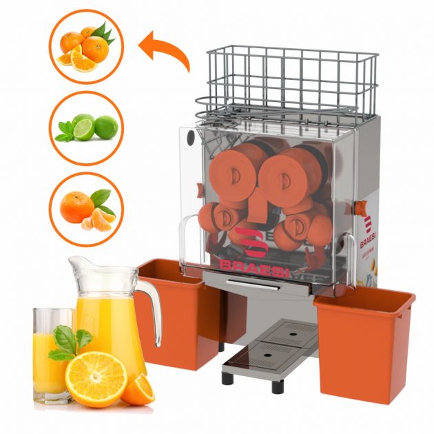 Máquina Profissional Automática De Suco De 20 Laranjas/min Natural