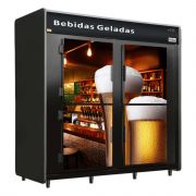 Mini Câmara Fria para Cerveja Geladeira Cervejeiro Grande 936 Garrafas Frilux 4 Portas RF 057