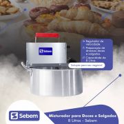 Panela Elétrica 8 Litros Inox Máquina De Mexer Doces e Salgados Misturador Misturela - Sebem